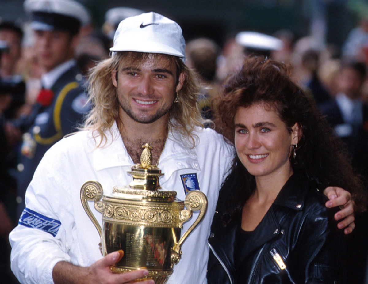 Andre Agassi and Wendy Stuart 