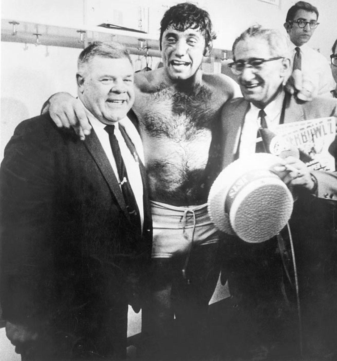 Joe Namath and Weeb Ewbank