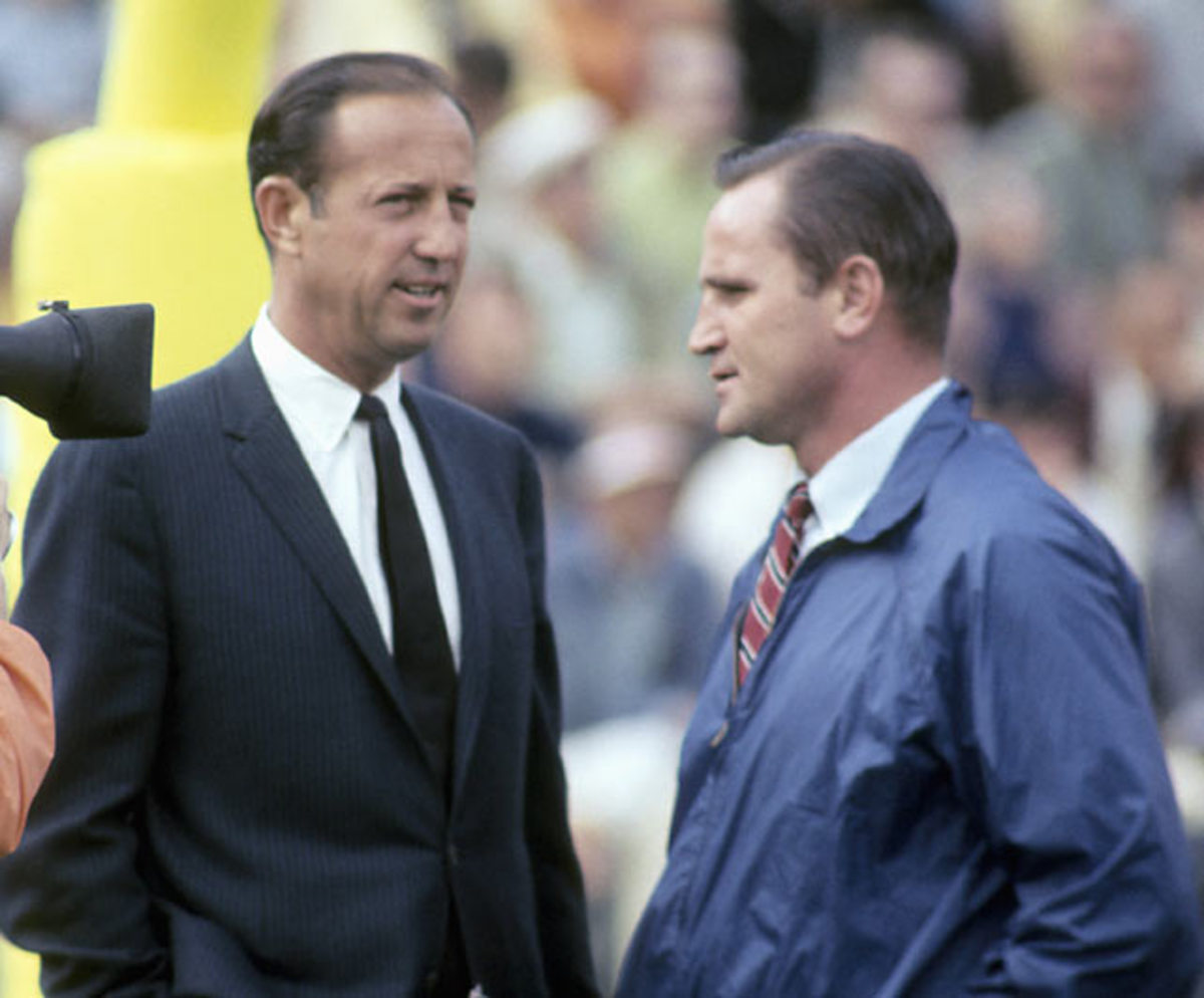 Pete Rozelle and Don Shula