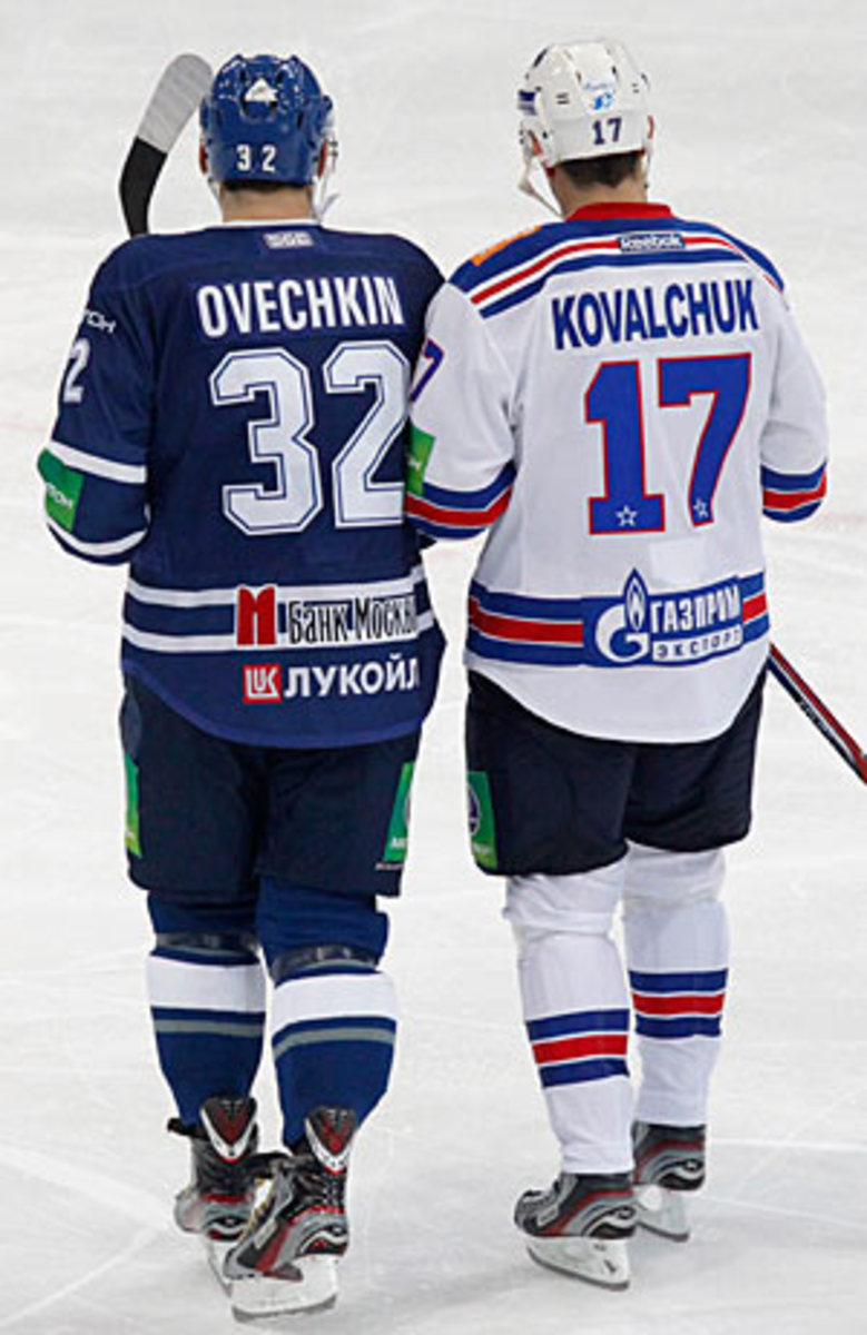 Alex Ovechkin and Ilya Kovalchuk