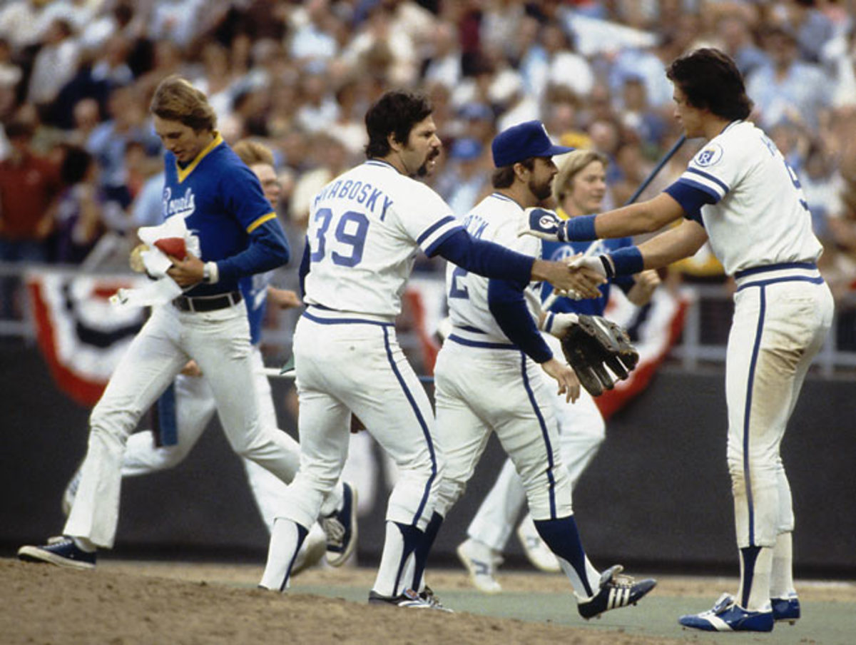 Al Hrabosky, Fred Patek, and Clint Hurdle