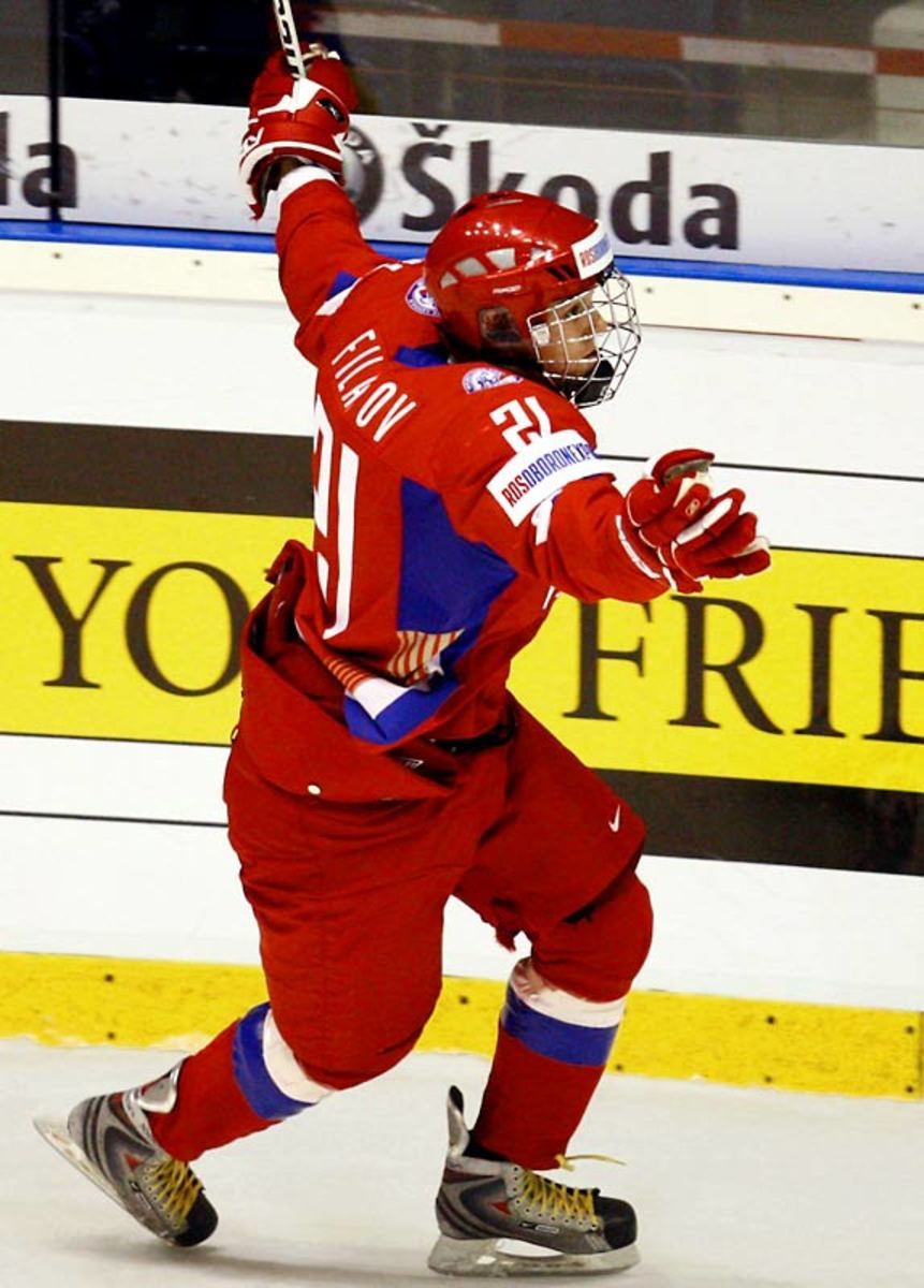 Nikita Filatov, left wing, CSKA-2 (Russia)