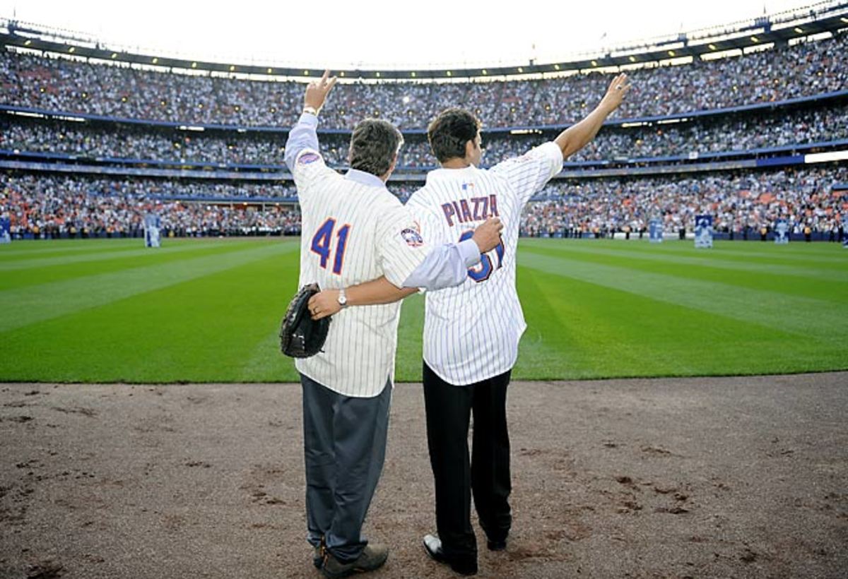 Tom Seaver and Mike Piazza 