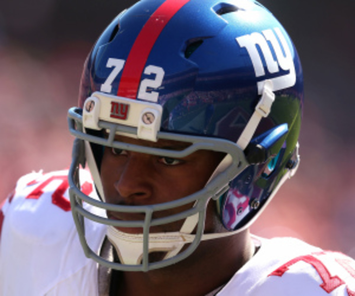 Osi Umenyiora said there's a "high probability" he won't be back with the Giants next season. (Stephen Dunn/Getty Images)