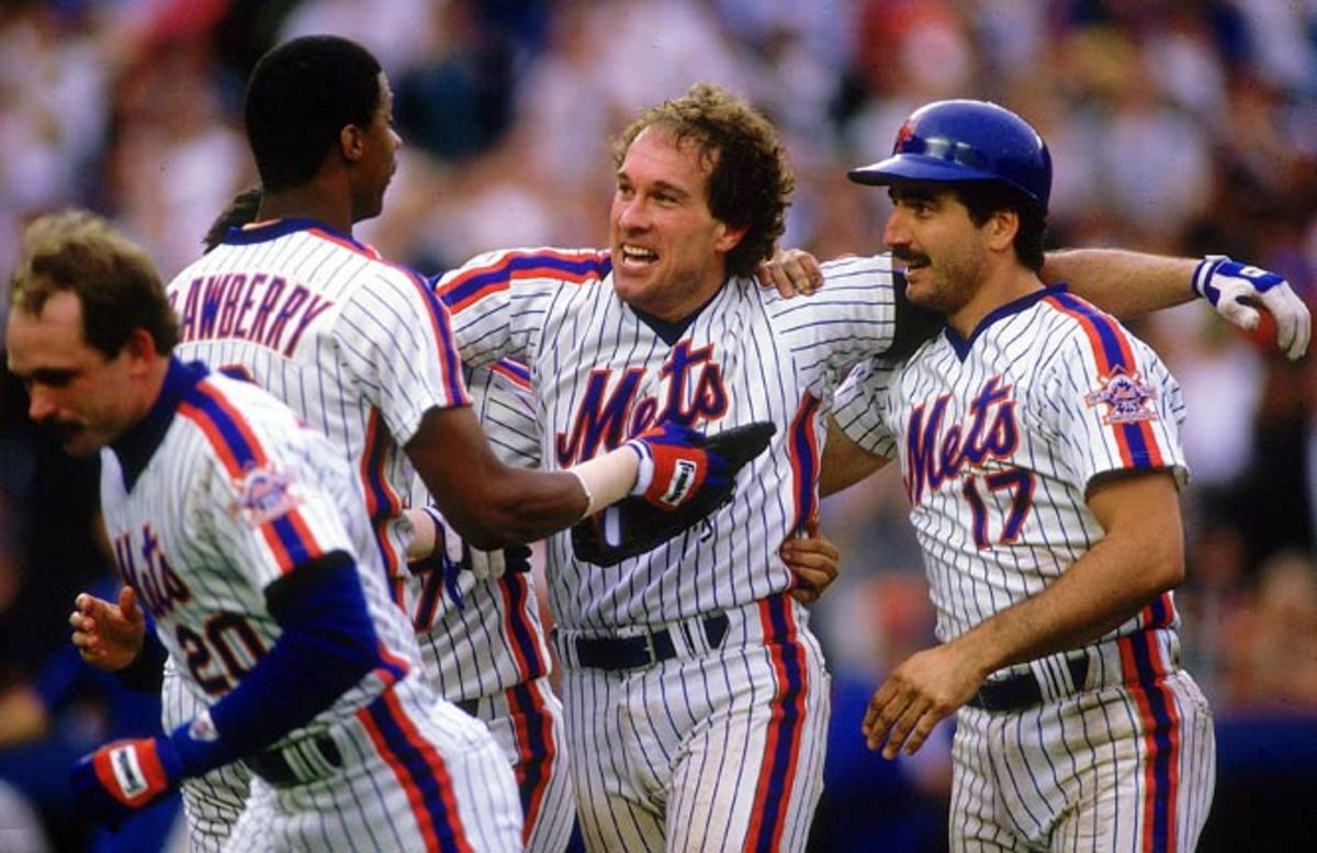 Gary Carter, Darryl Strawberry and Keith Hernandez