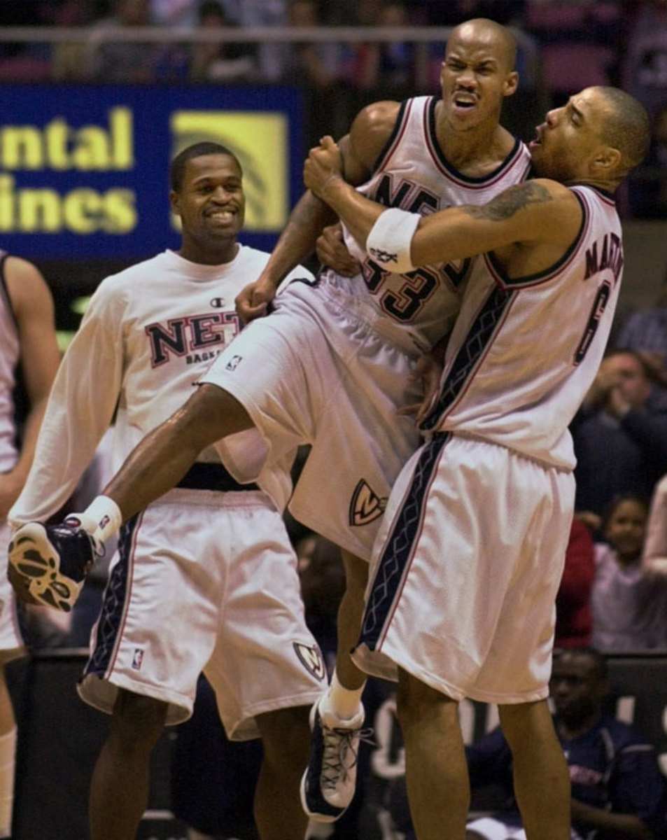 Kenyon Martin and Stephon Marbury