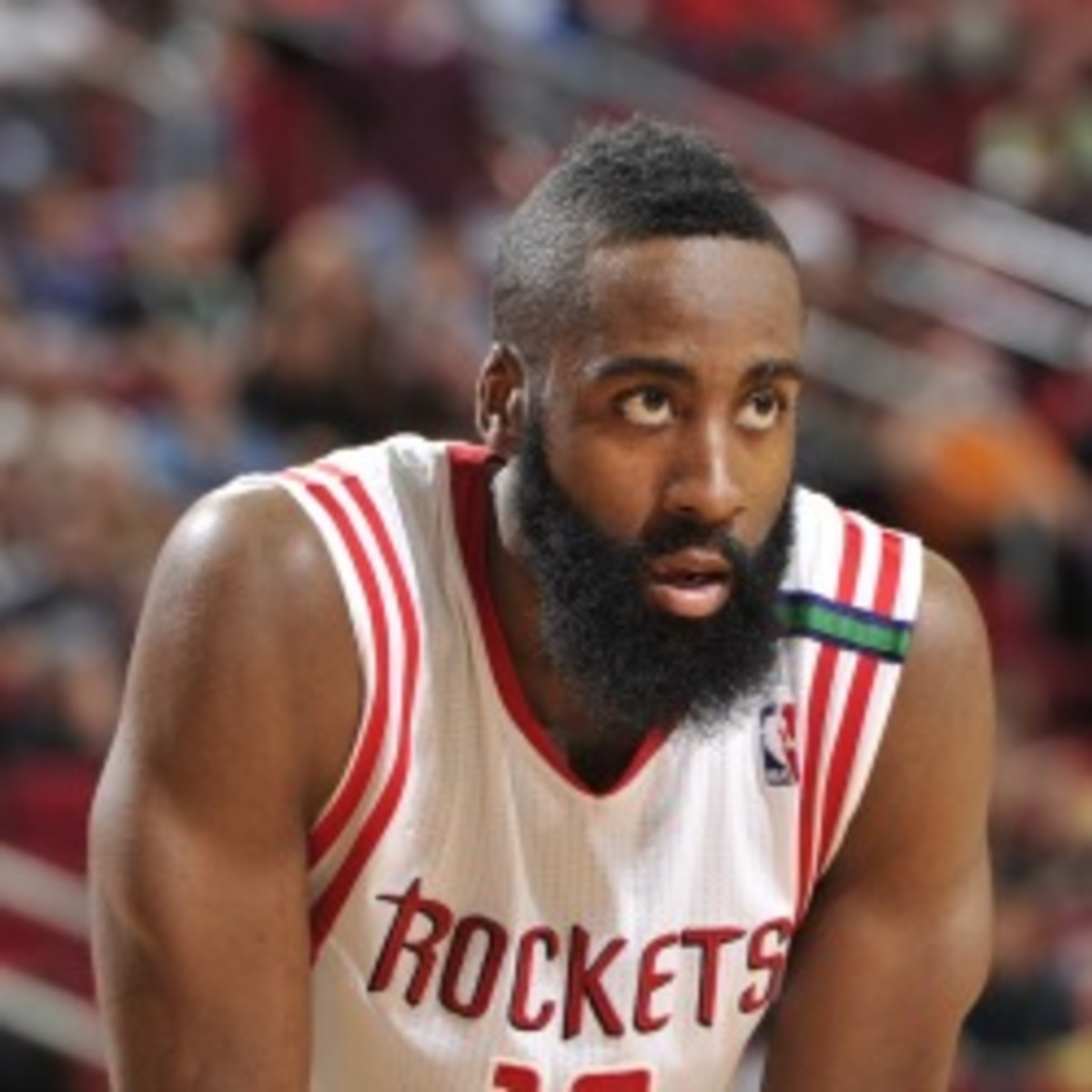 The Wizards reportedly turned down a deal for guard James Harden. (Bill Baptist/Getty Images)