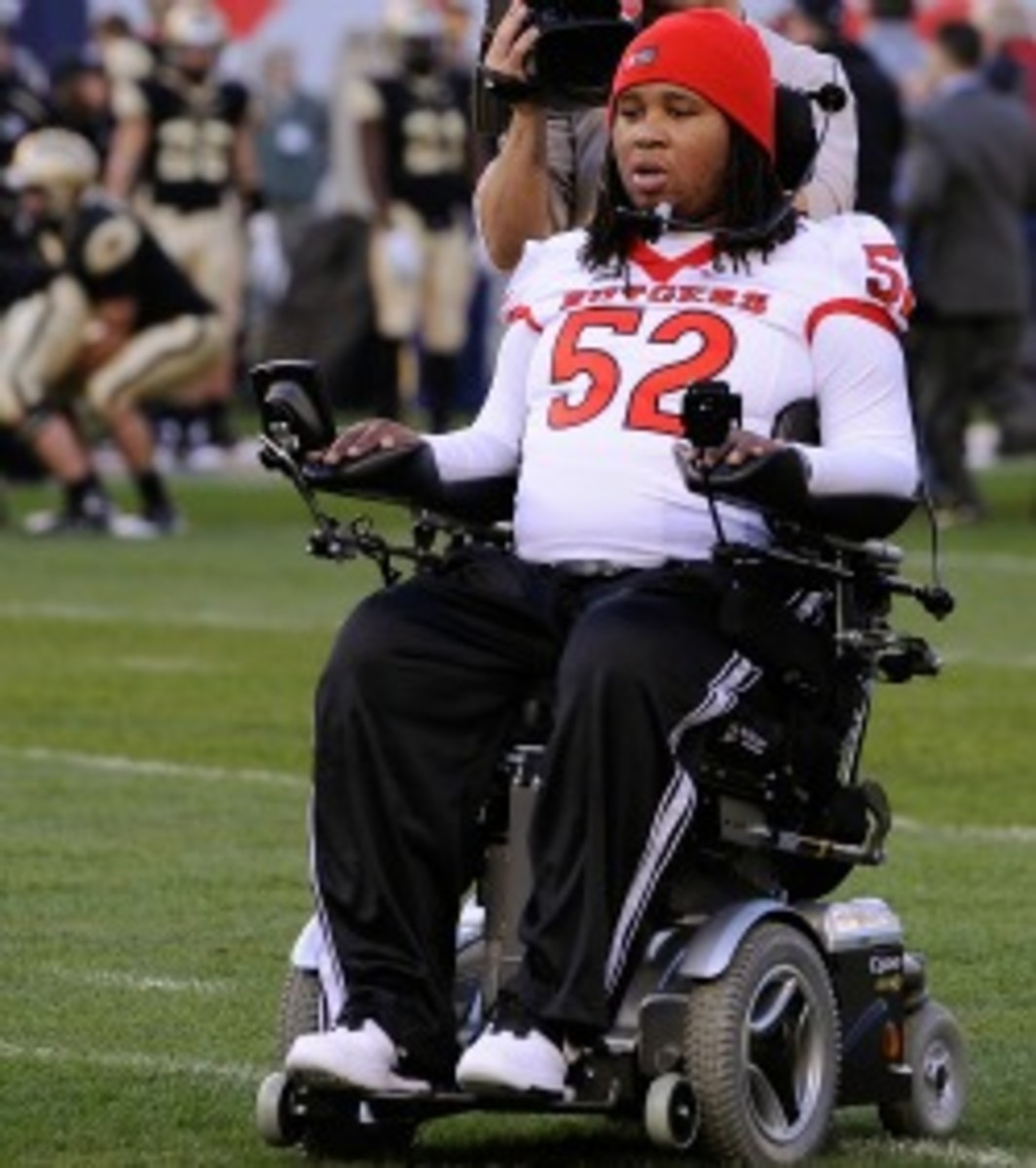 at Yankee Stadium on November 12, 2011 in the Bronx borough of New York City.