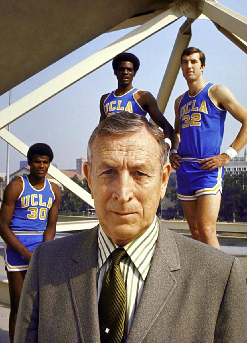 John Wooden, Sidney Wicks, Curtis Rowe and Steve Petterson