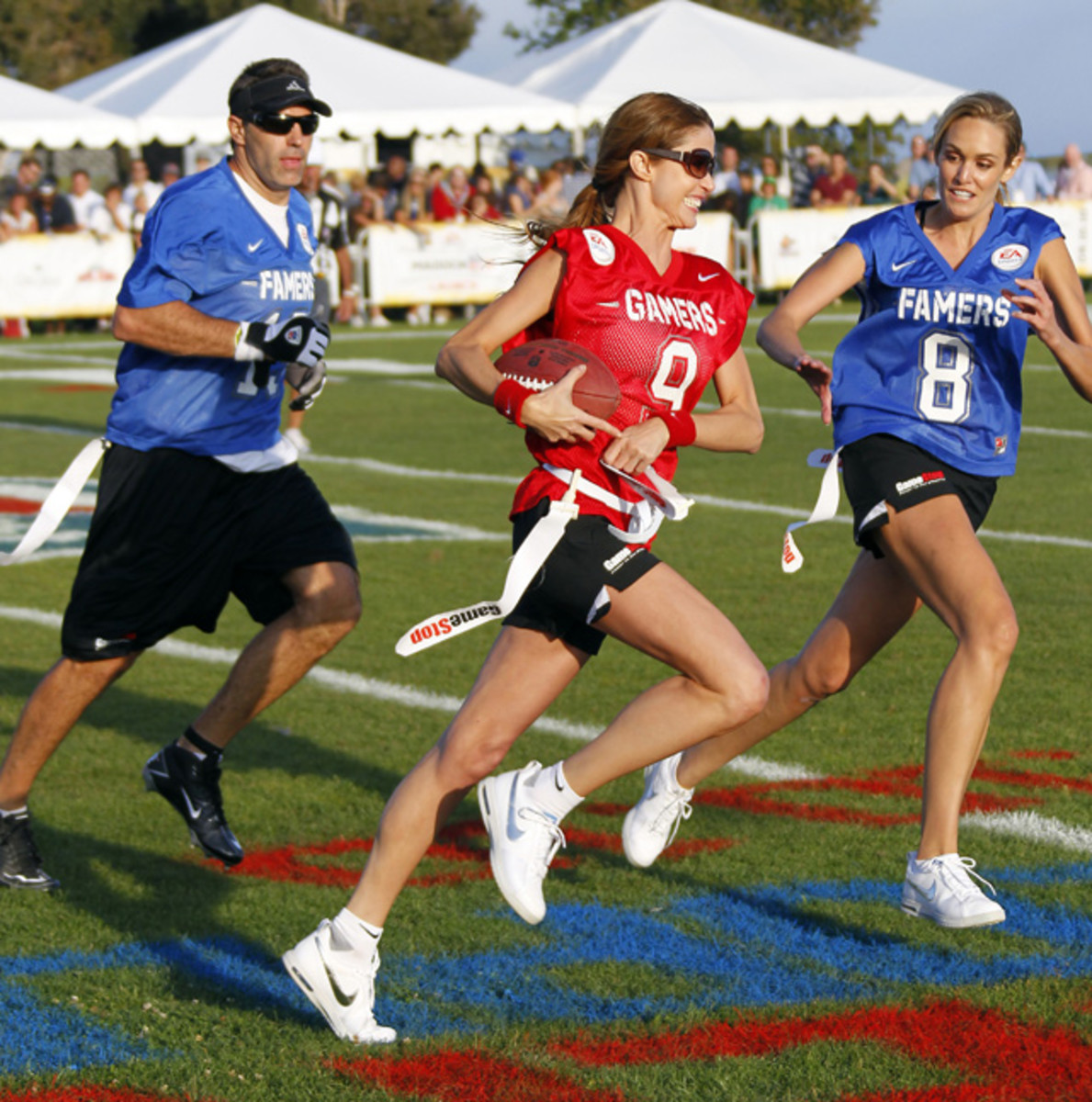 Athletes and Celebs Playing Flag Football - Sports Illustrated