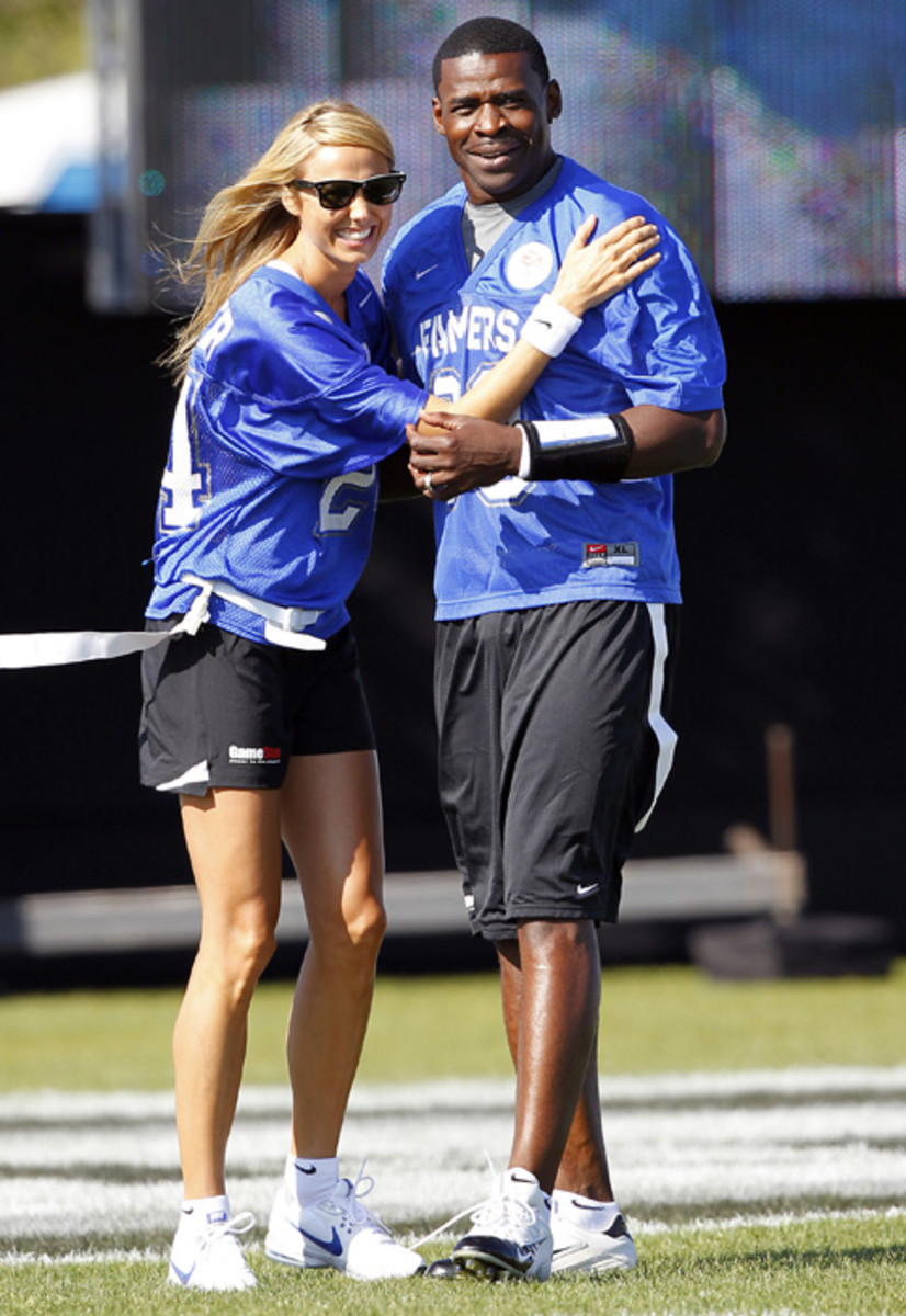 Stacey Keibler and Michael Irvin