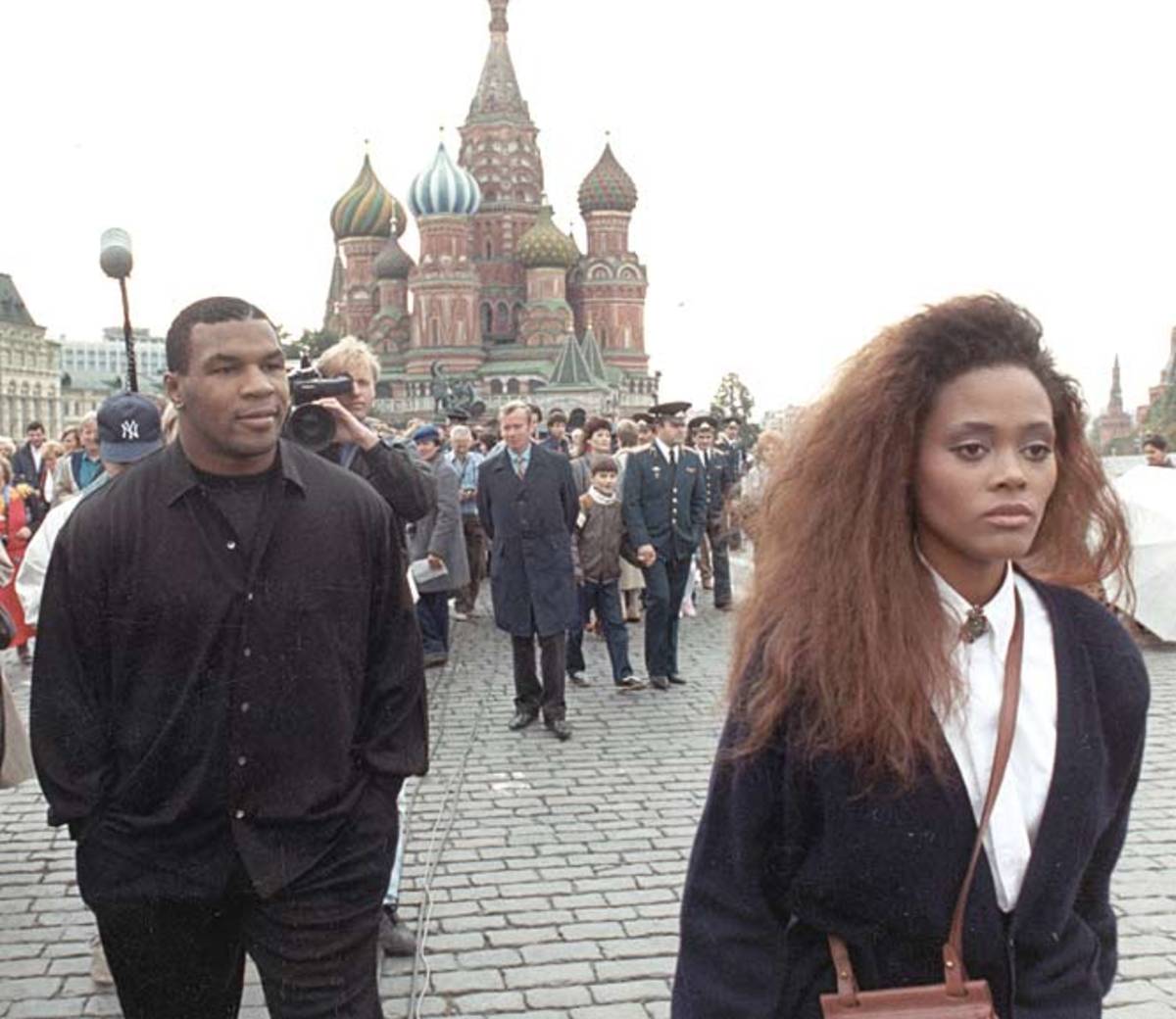 Mike Tyson and Robin Givens 