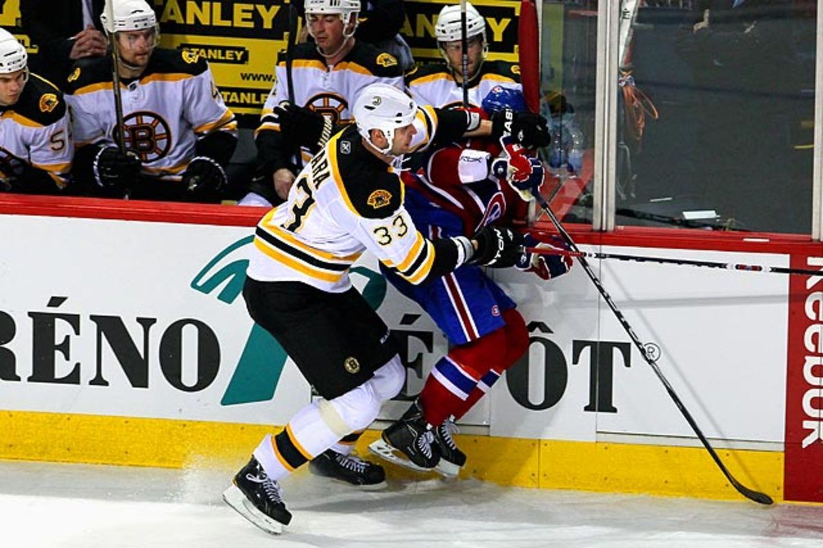 Chara injures Pacioretty