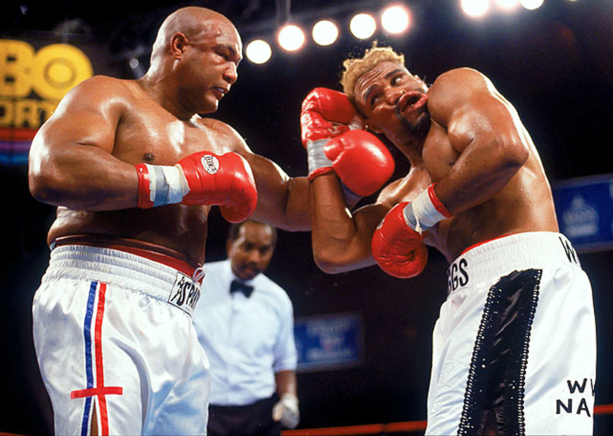 Shannon Briggs win over George Foreman by majority decision