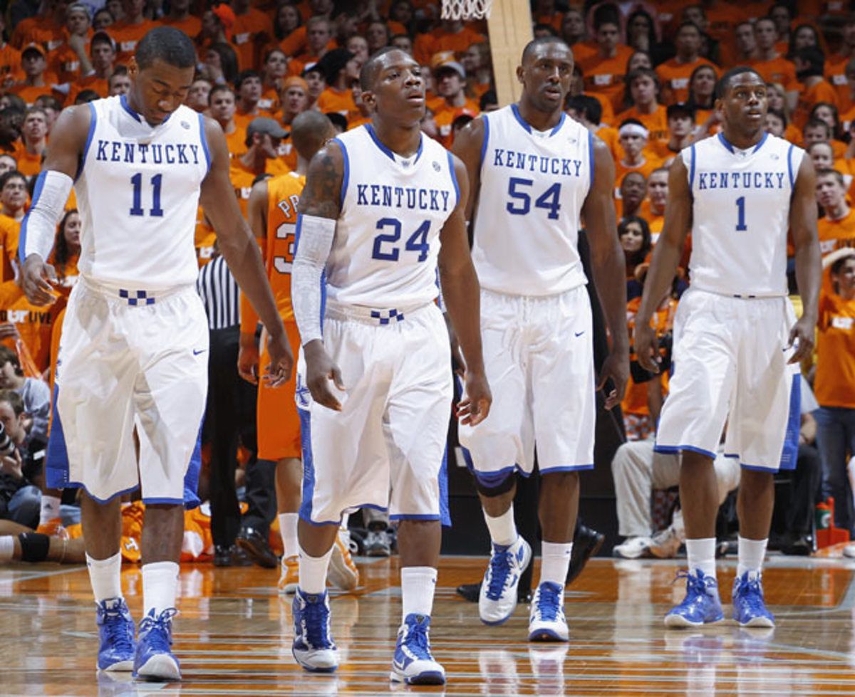 John Wall, Eric Bledsoe, Patrick Patterson and Darius Miller
