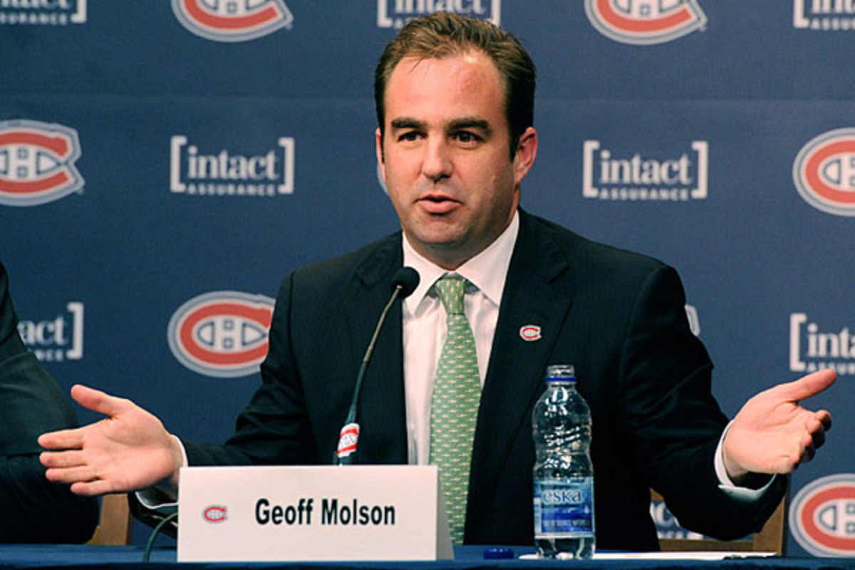 Montreal Canadiens owner Geoff Molson