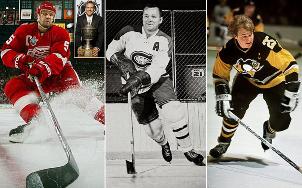 Nicklas Lidstrom, Doug Harvey, Randy Carlyle