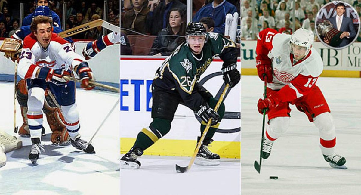 Bob Gainey, Jere Lehtinen, Pavel Datsyuk