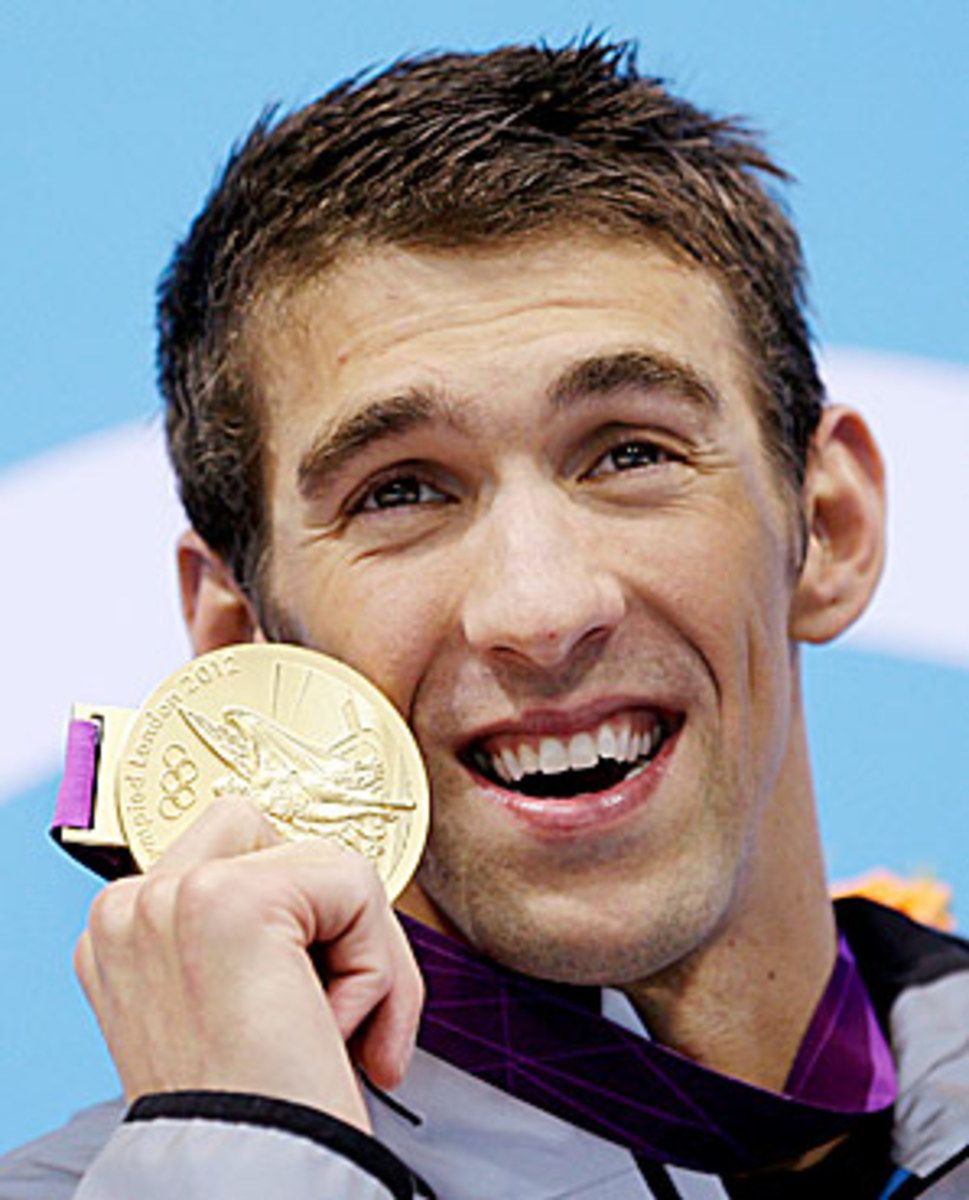 Michael Phelps, who won the AP award for the second time, capped off a golden career.