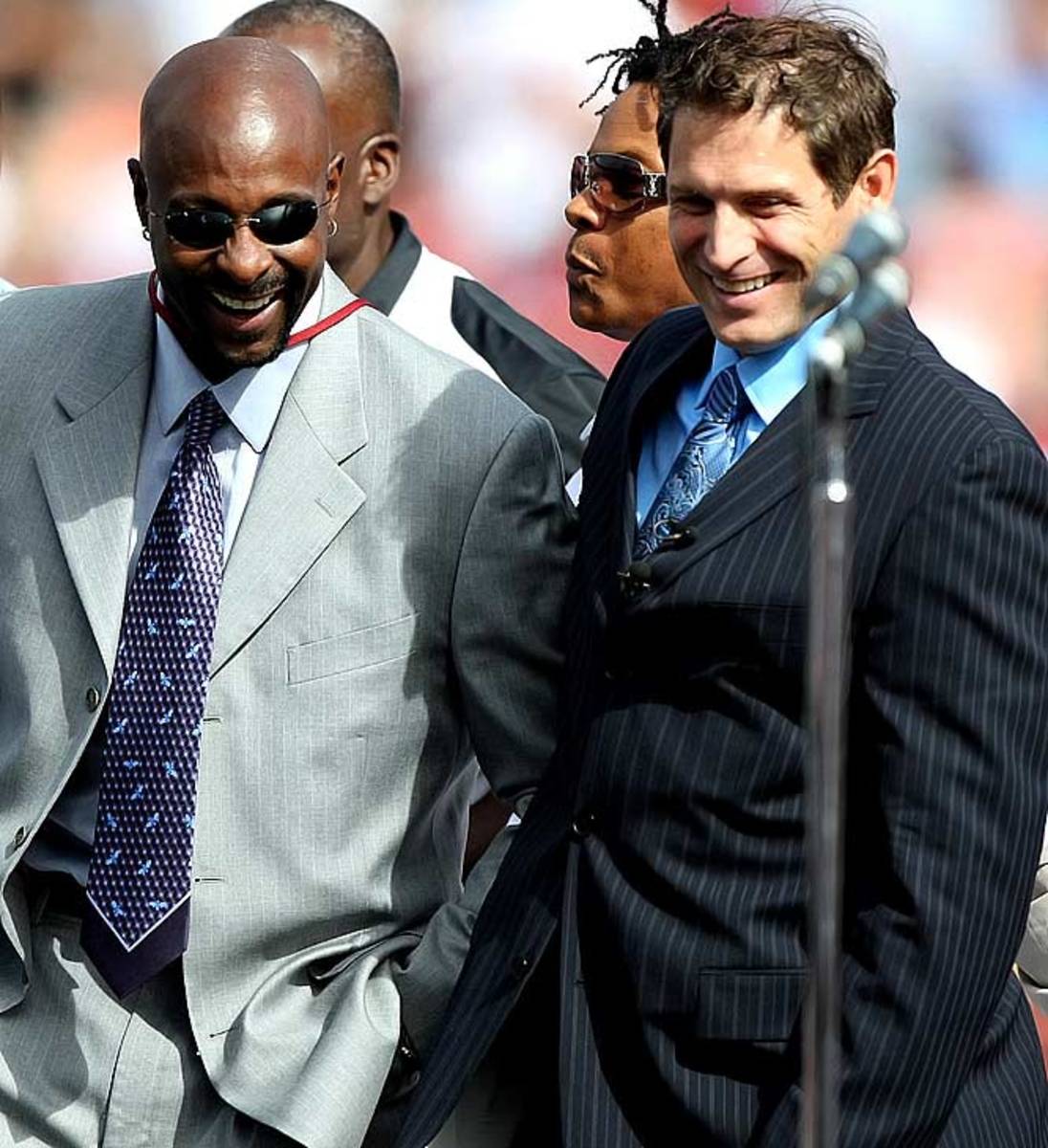 Jerry Rice and Steve Young