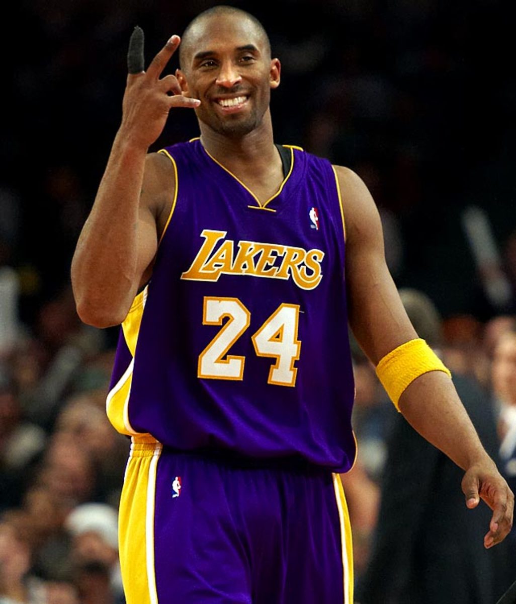 Kobe Bryant's finger