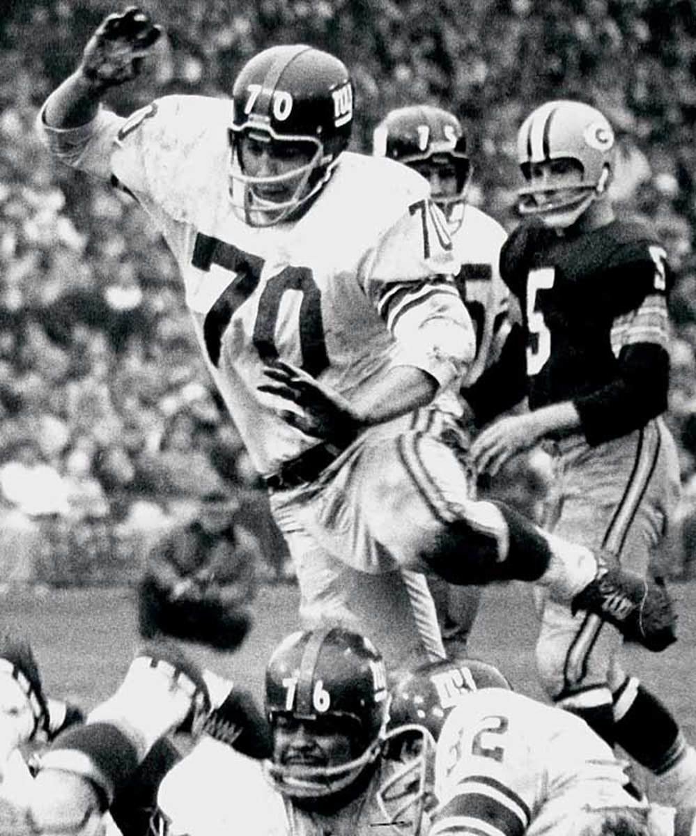 Sam Huff, Linebacker