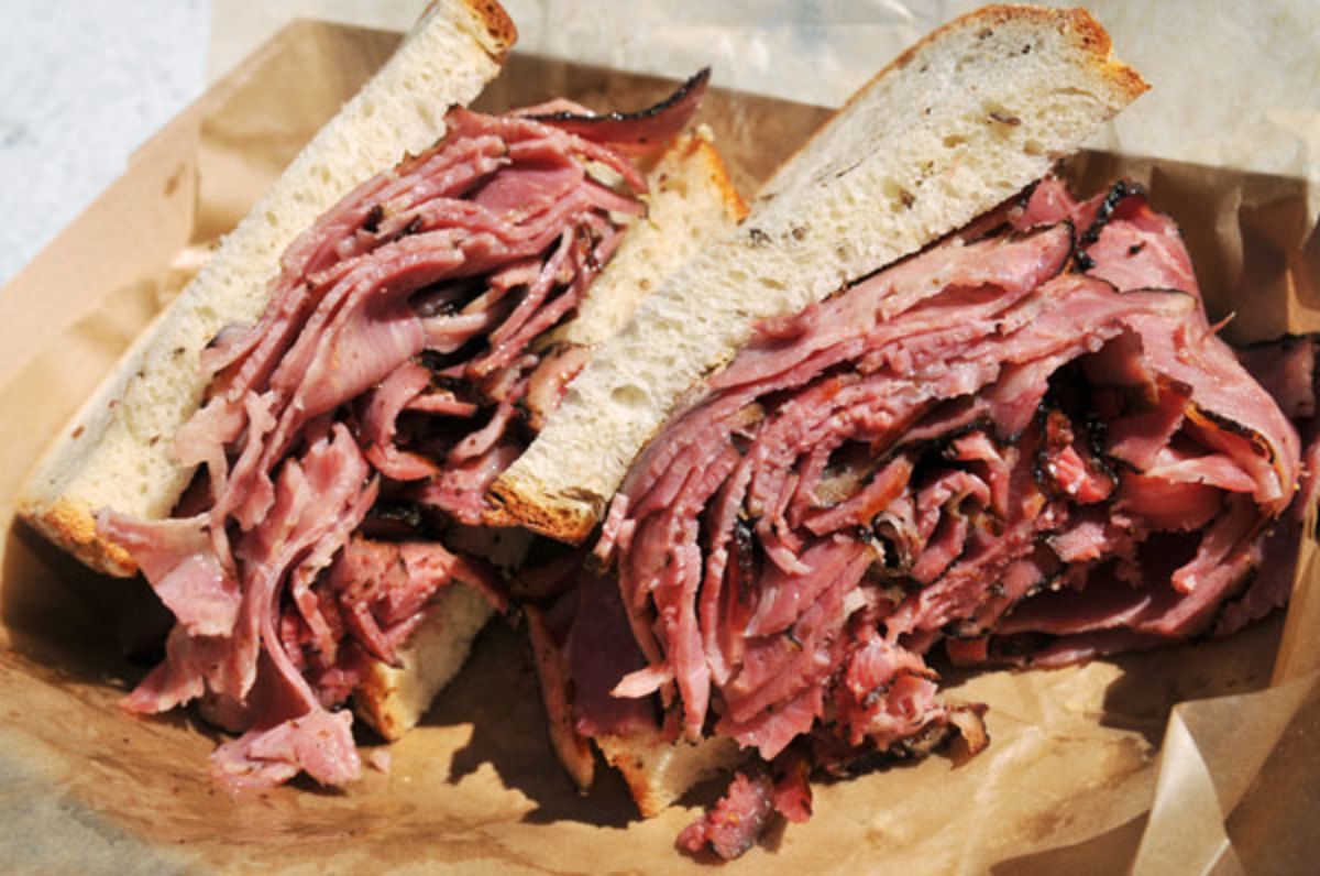 Pastrami sandwich