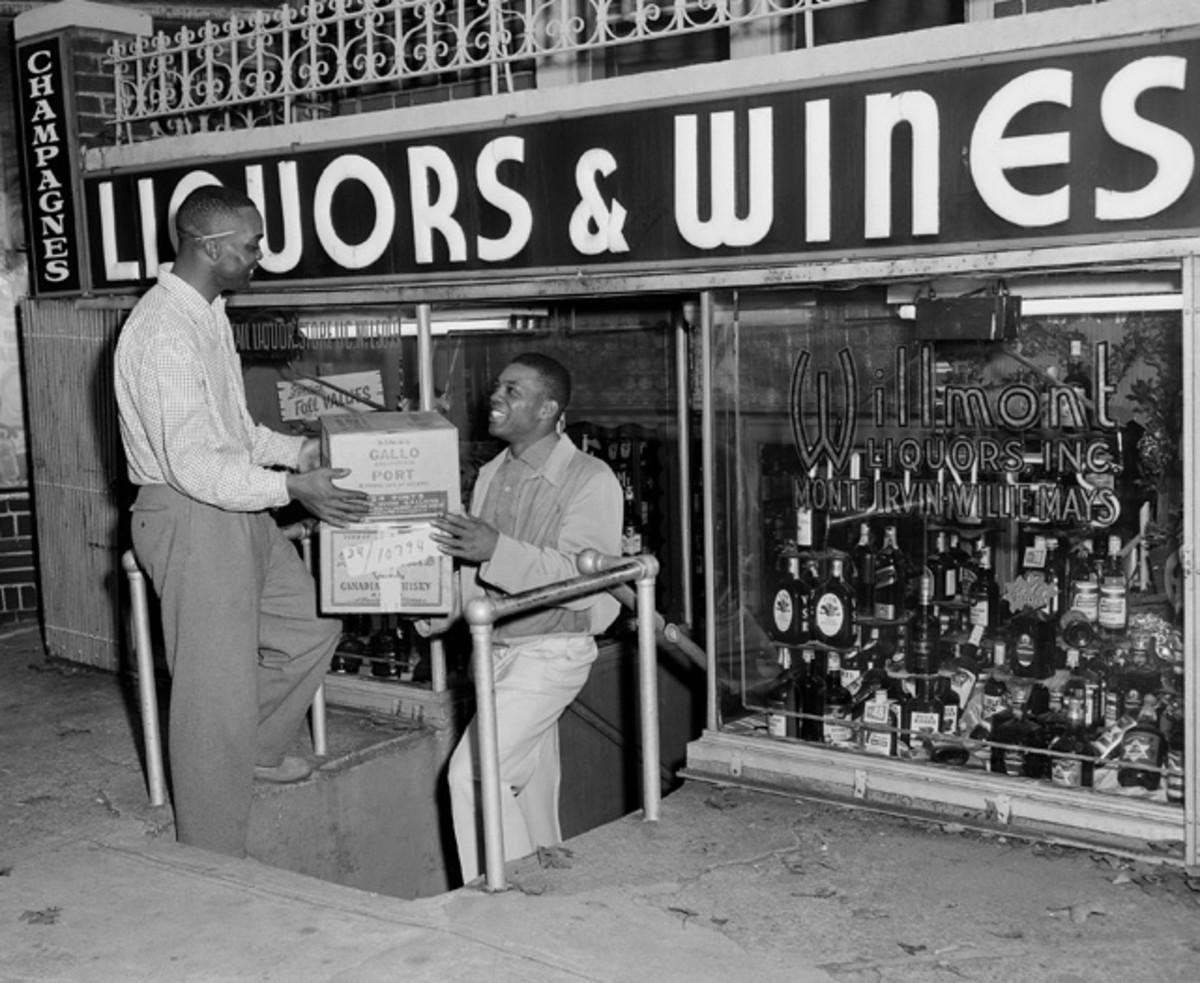 Monte Irvin and Willie Mays