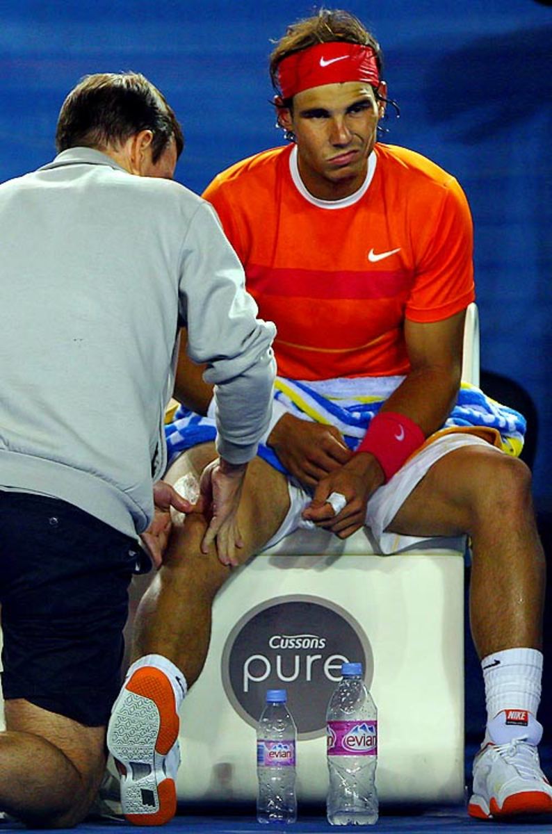 Rafael Nadal's knee