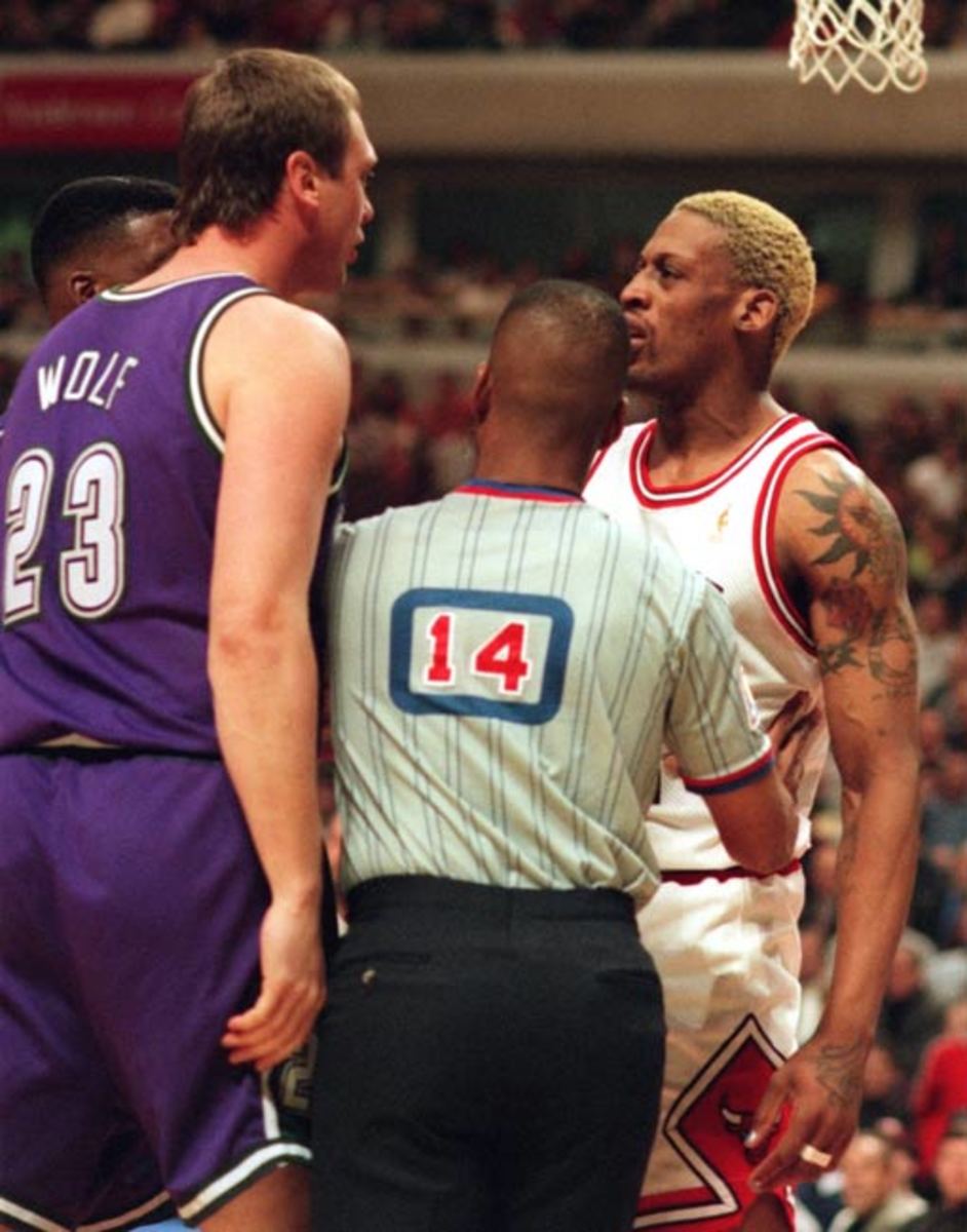 Dennis Rodman and Joe Wolf
