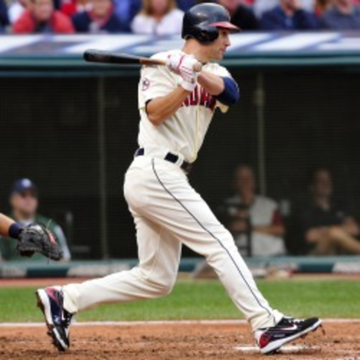 Free-agent outfielder Grady Sizemore had surgery on his knee and won't be ready to start the 2013 season. (Jason Miller/Getty Images)
