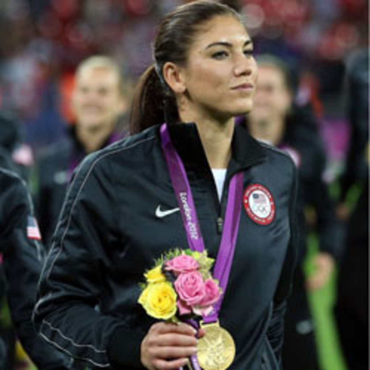 Hope Solo 'happily married,' says husband Jerramy Stevens never hit her