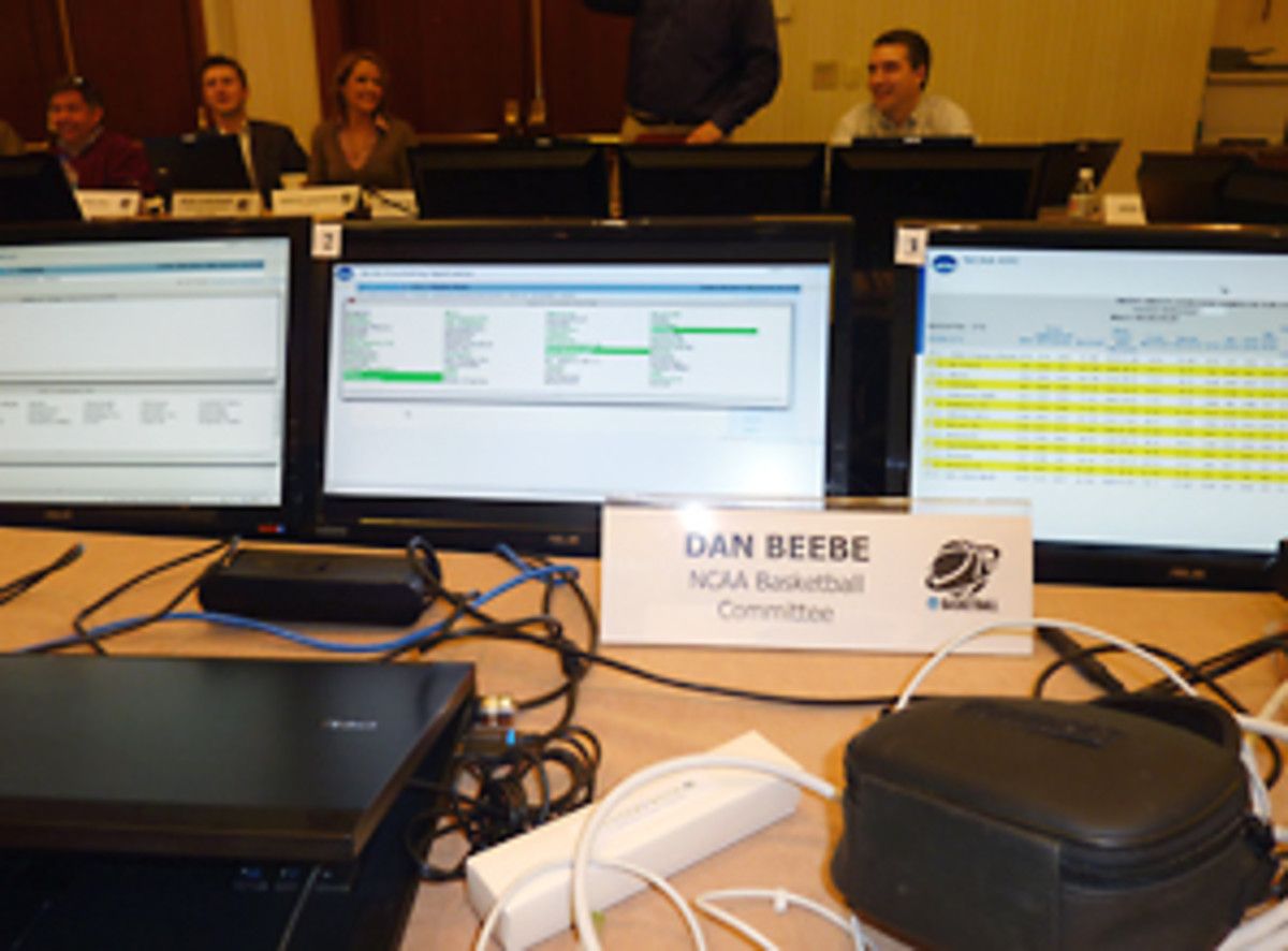 Selection Room Example Andy Staples: Mock Madness: Inside look at the NCAA tournament ...