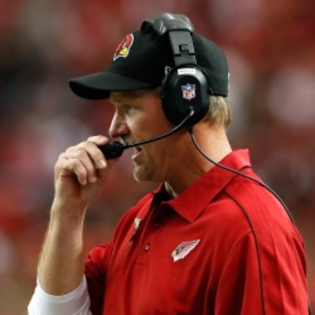 Kevin Whisenhunt will remain the Cardinals coach for the rest of the season.(Kevin C. Cox/Getty Images)