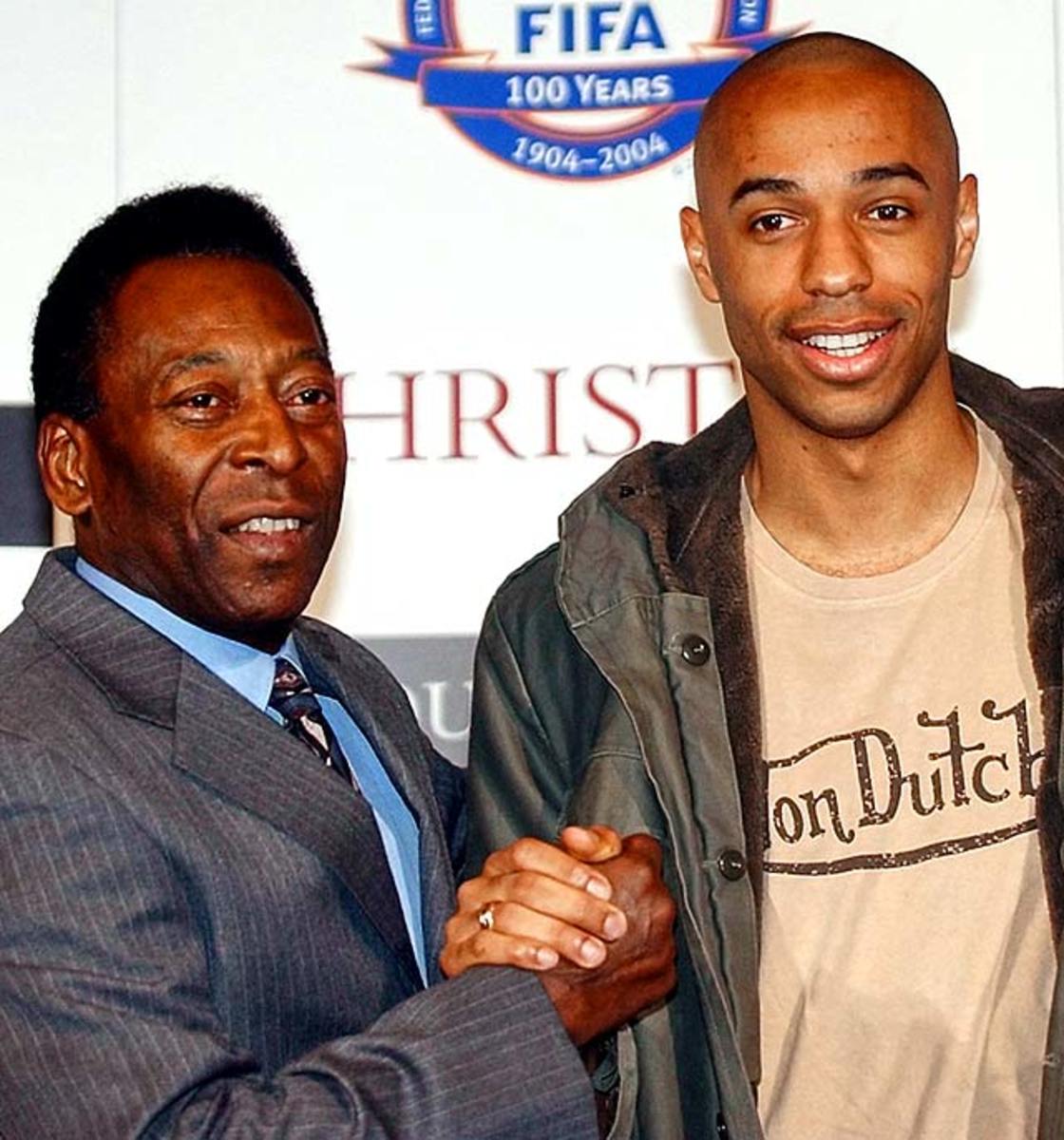 Pele and Thierry Henry