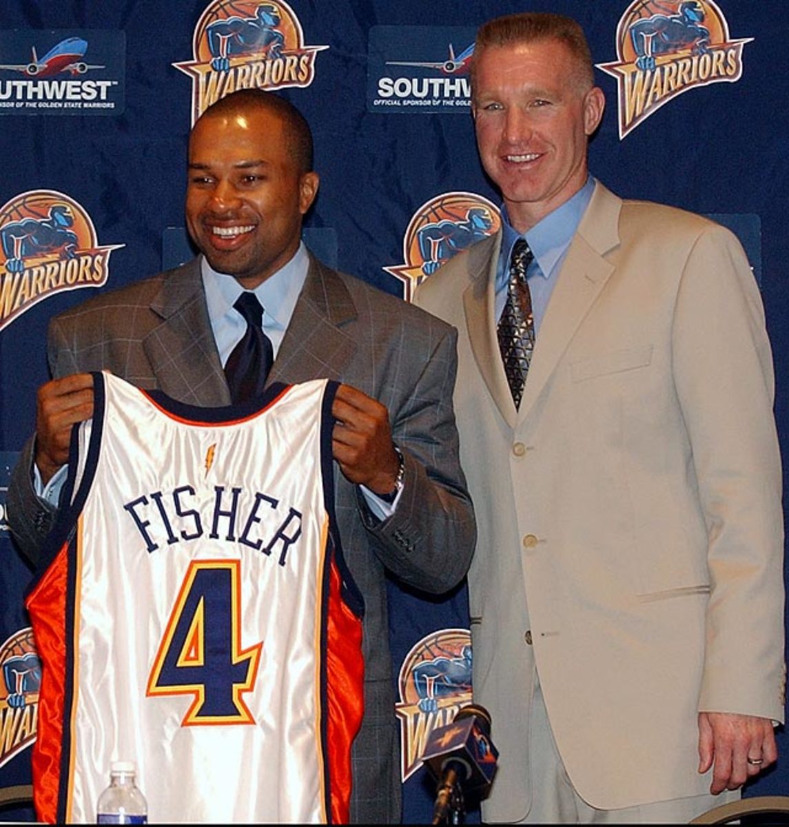 Derek Fisher and Chris Mullin