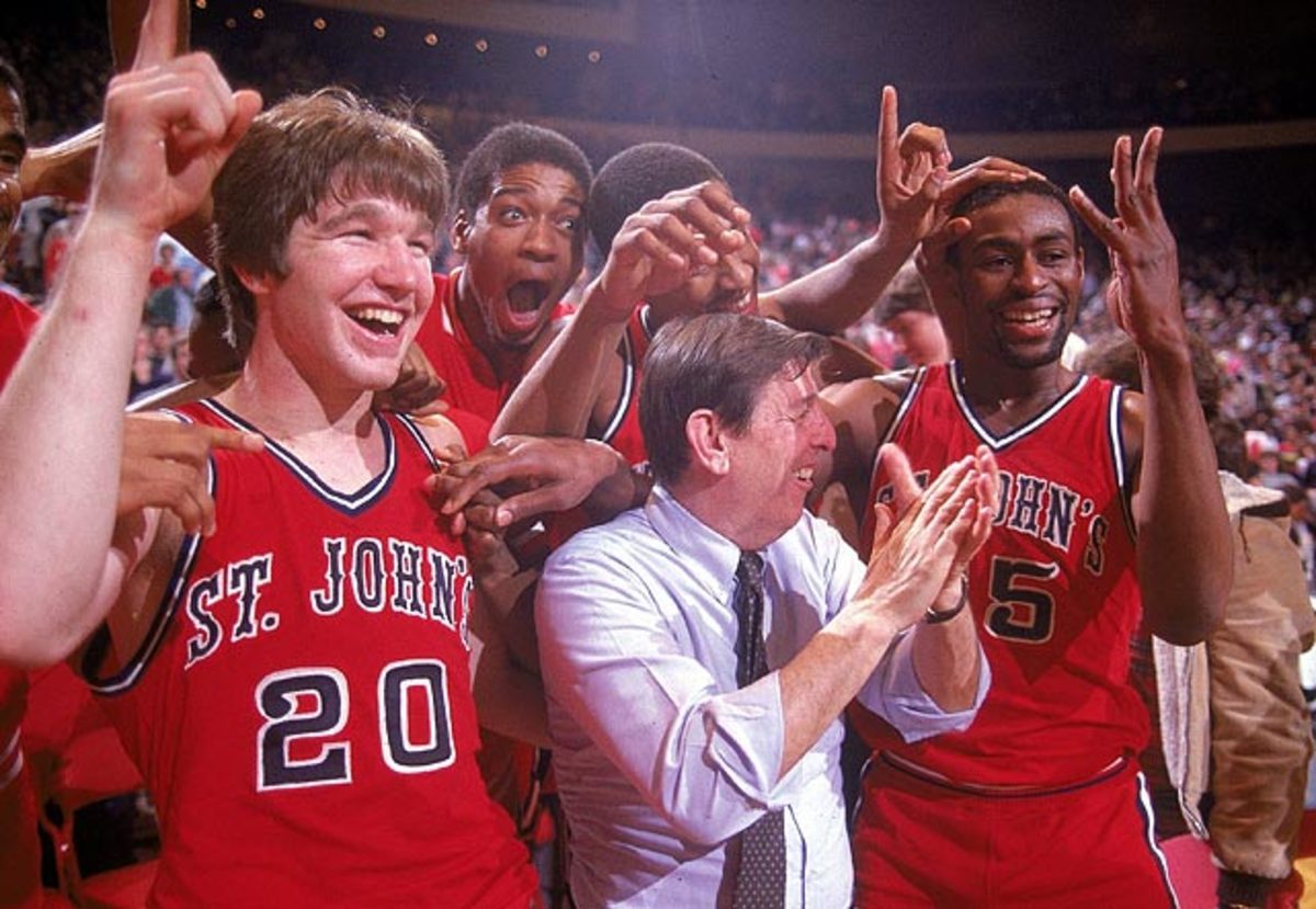  Chris Mullin, Lou Carnesecca and Billy Goodwin 