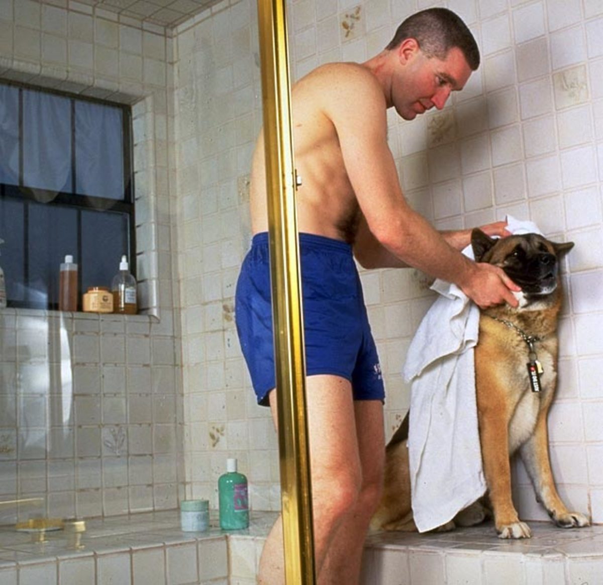 Chris Mullin and Kuma