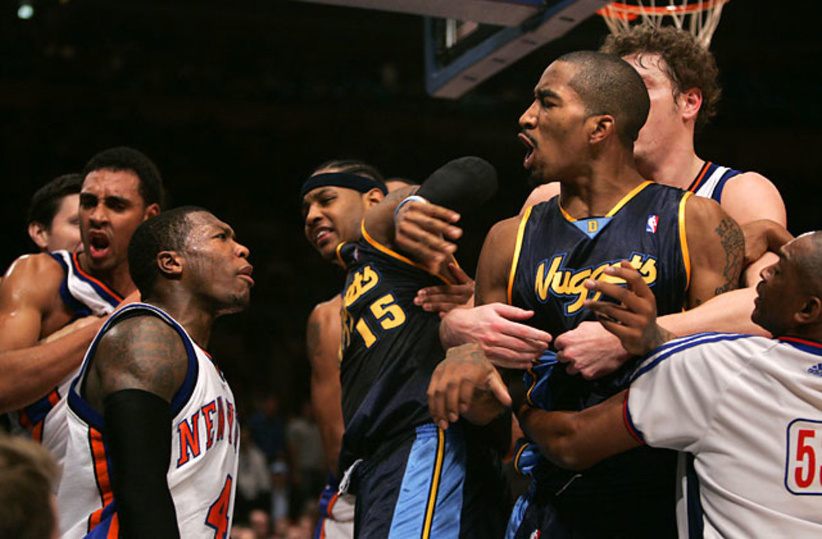 Nate Robinson, Knicks and J.R. Smith, Nuggets