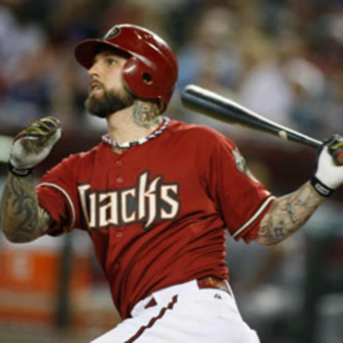 <> at Chase Field on July 4, 2012 in Phoenix, Arizona.