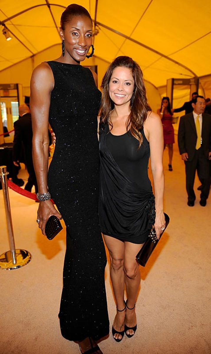 Lisa Leslie and actress Brooke Burke