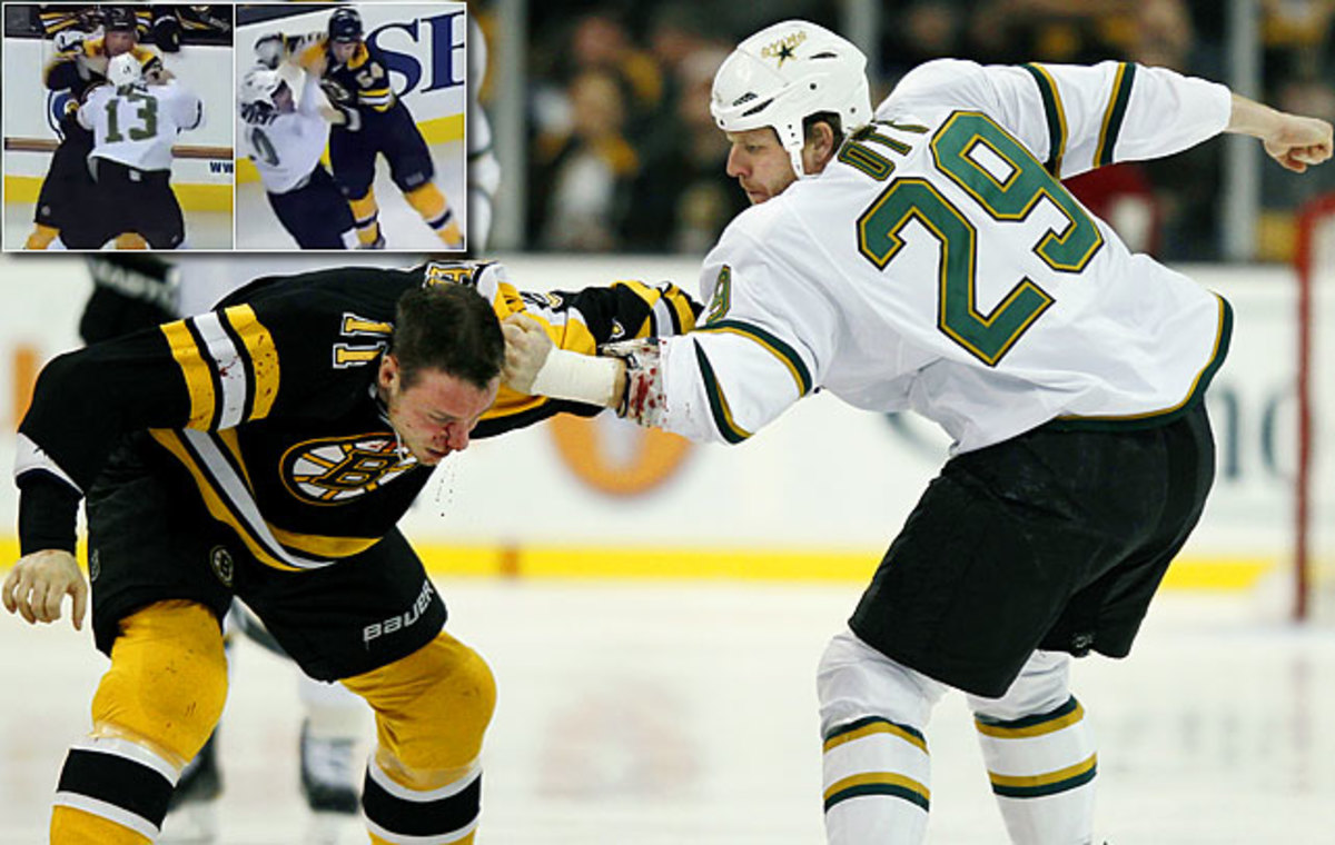 Bruins and Stars brawl