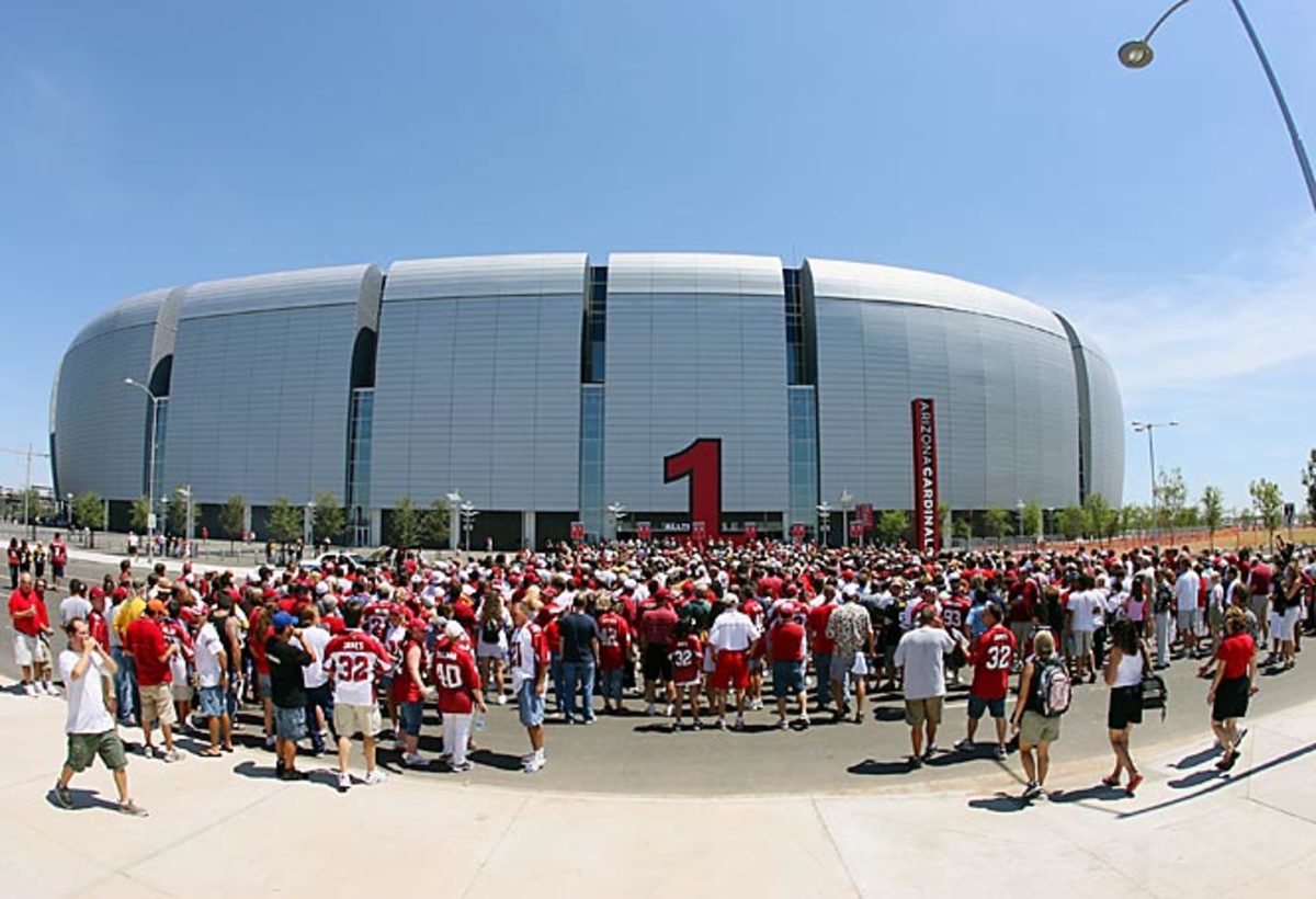 University of Phoenix Stadium's exterior