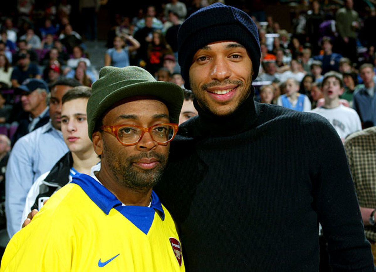 Spike Lee and Thierry Henry
