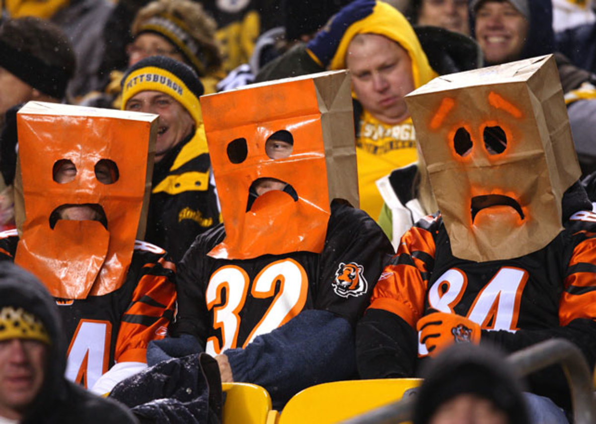 Fans With Bags Over Their Heads - Sports Illustrated