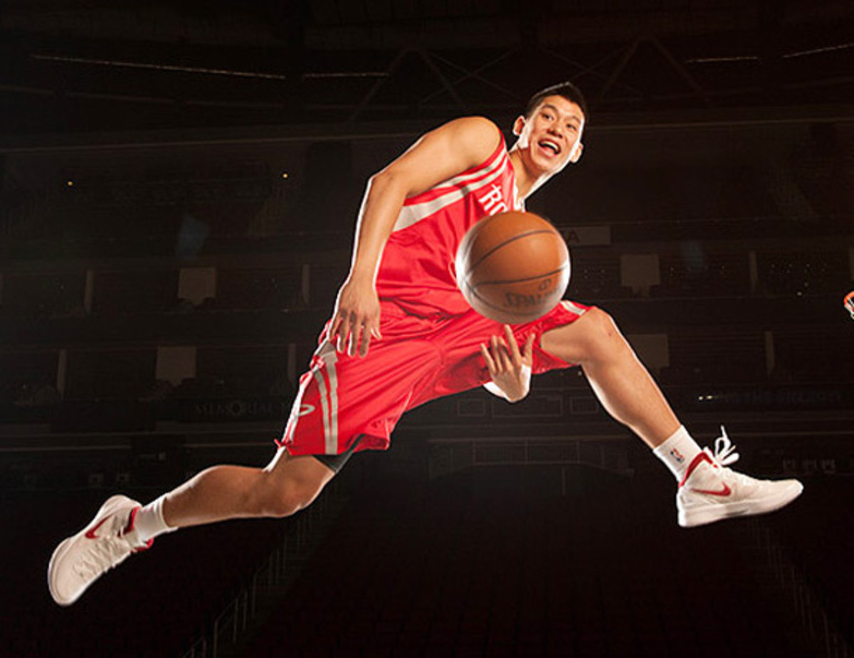 Lin poses during a 2012 SI photo shoot. (Robert Seale/SI)