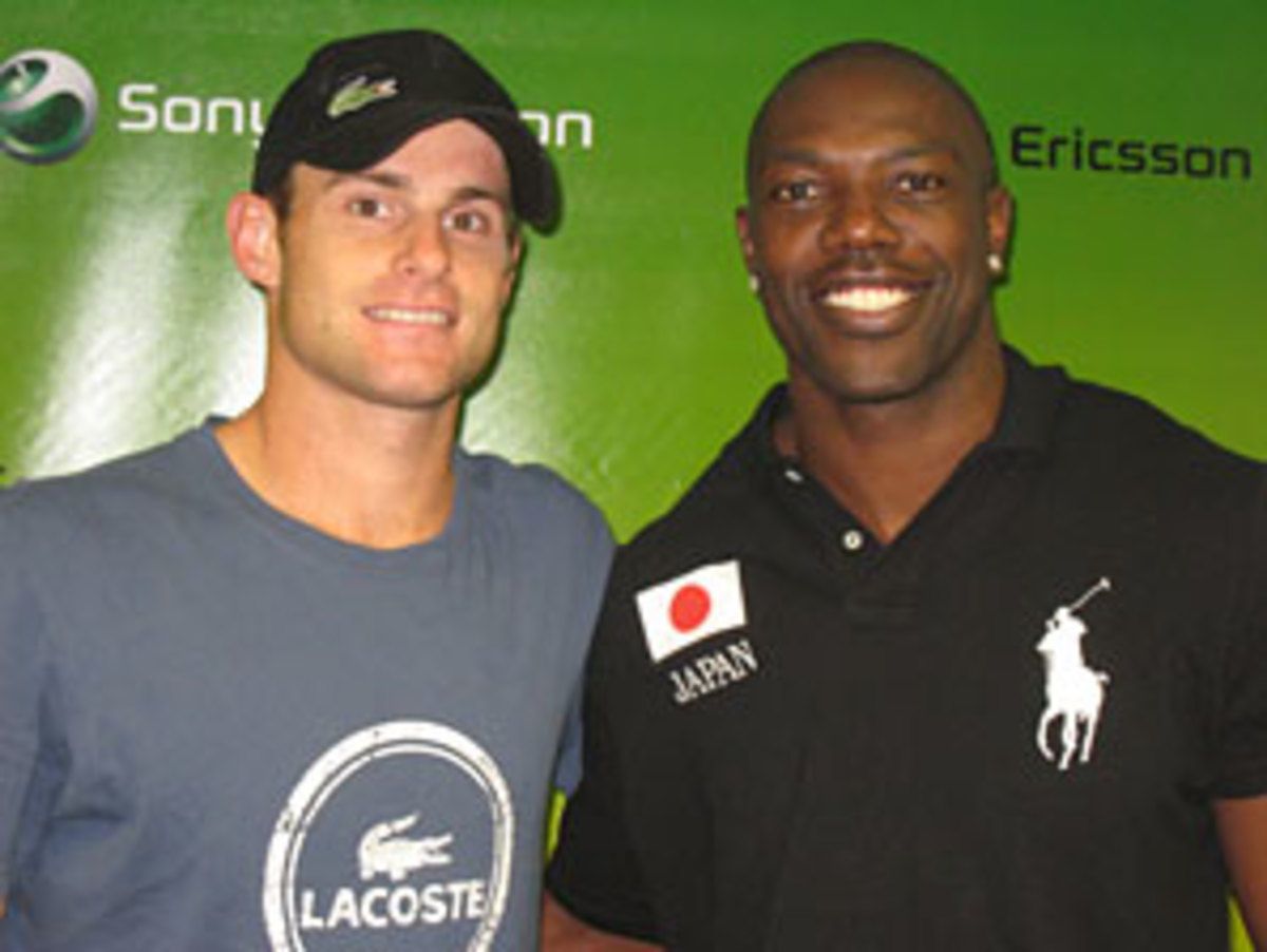Andy Roddick and Terrell Owens