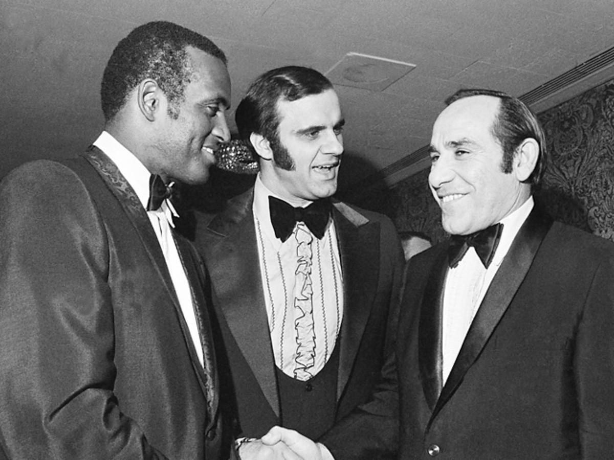 Roberto Clemente, Joe Torre and Yogi Berra