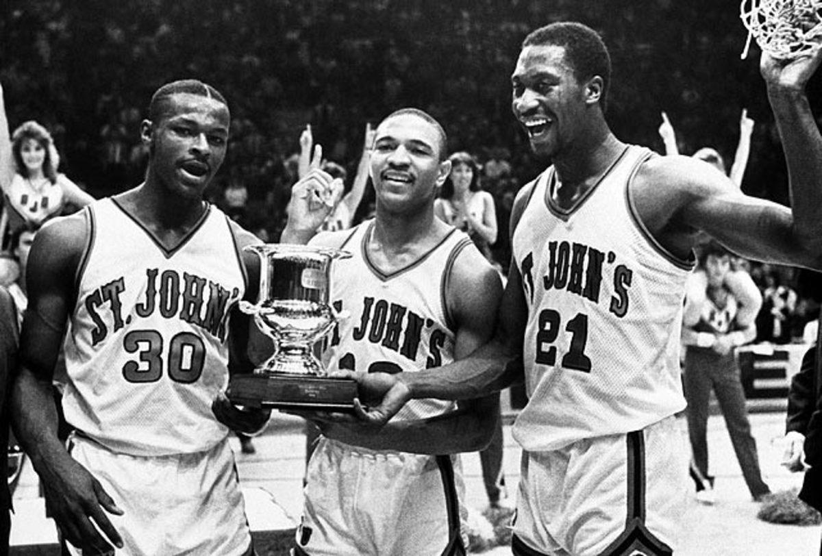 Willie Glass, Mark Jackson and Walter Berry
