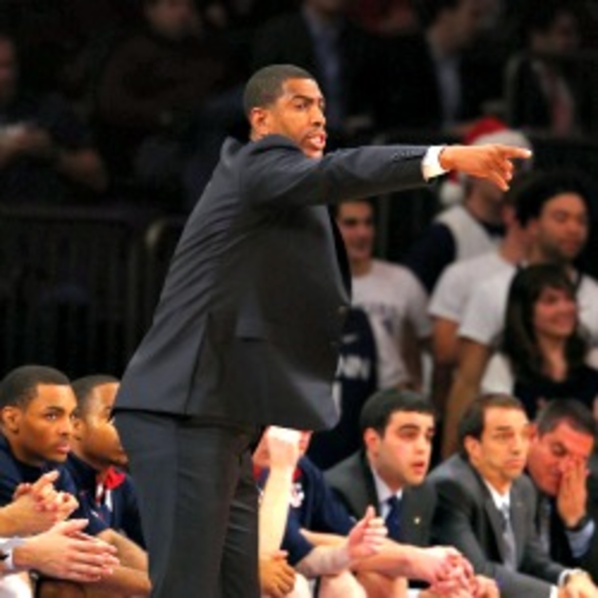 UConn coach Kevin Ollie is set to receive a contract extension. (Elsa/Getty Images)